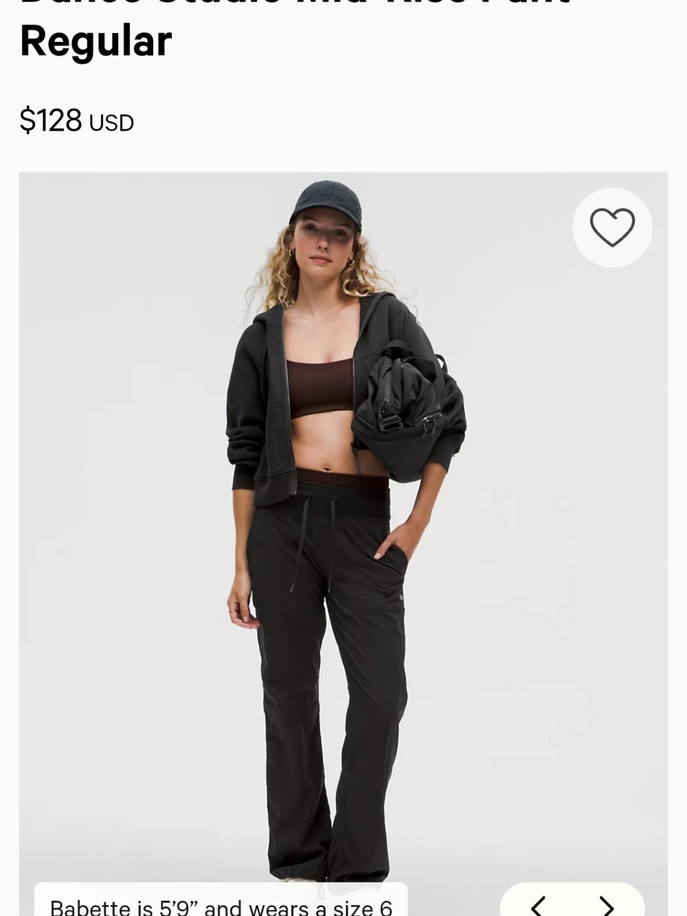 NWOT Lululemon Studio Dance Pants